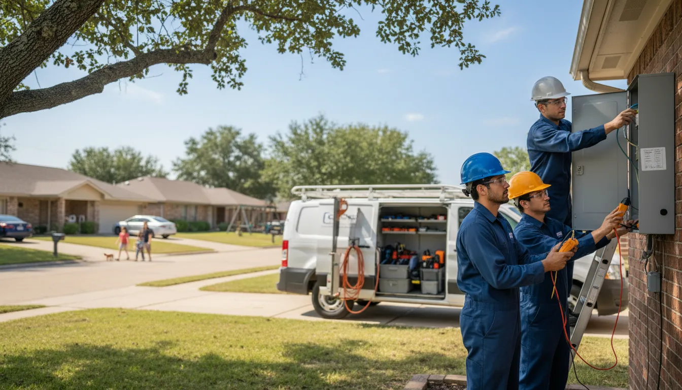 Certified electrician providing emergency electrical services in Manhattan, IL